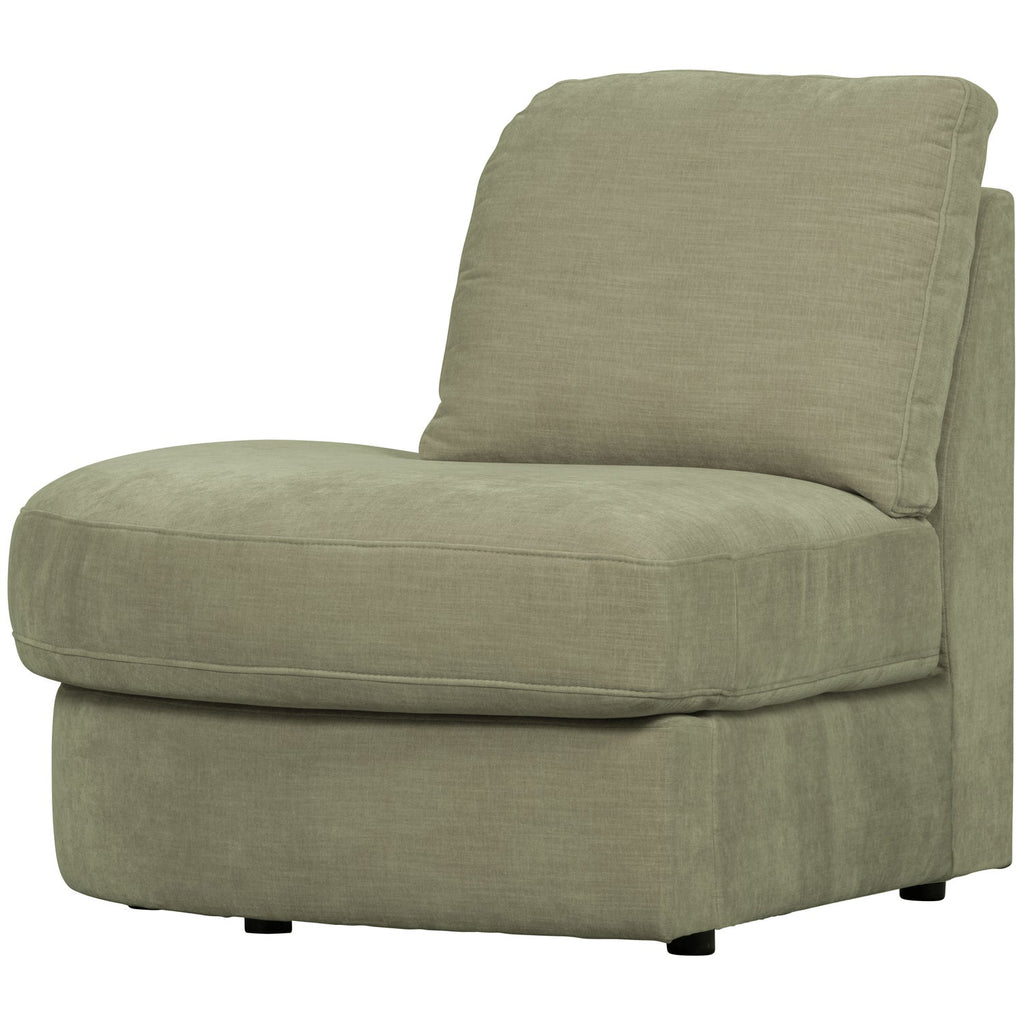 FAMILY 1-SEATER ELEMENT ROUND CORNER LEFT GREEN
