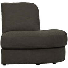 Load image into Gallery viewer, FAMILY 1-SEATER ELEMENT ROUND CORNER RIGHT ANTHRACITE