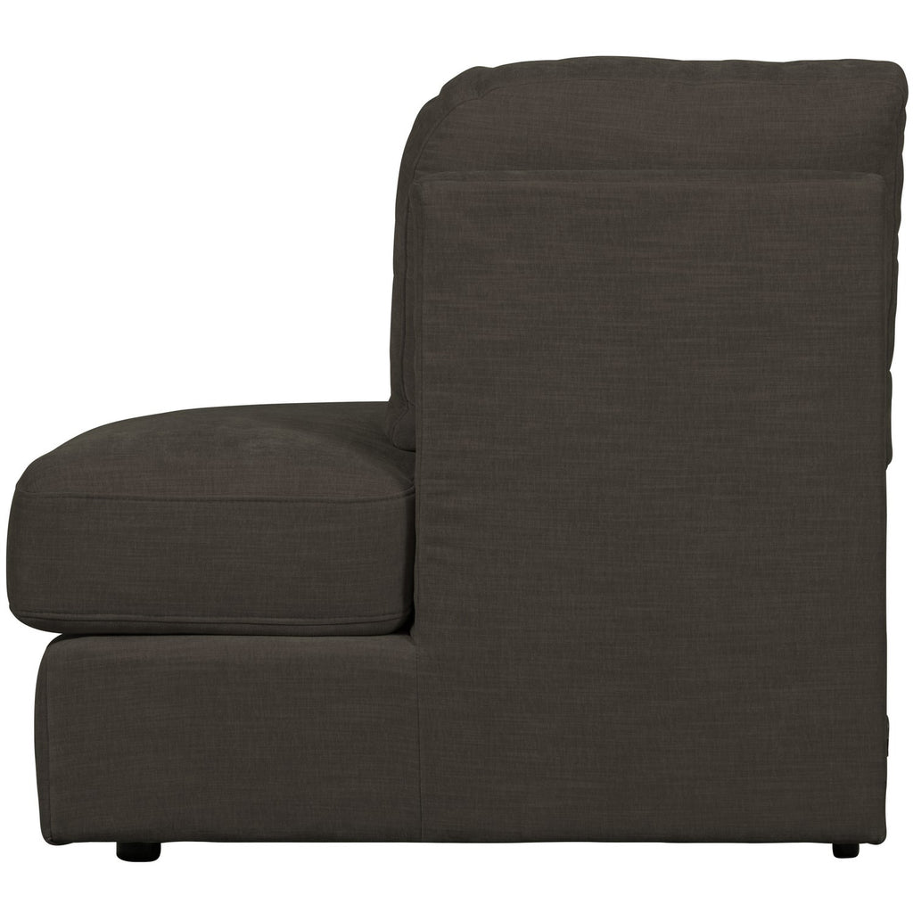 FAMILY 1-SEATER ELEMENT ROUND CORNER RIGHT ANTHRACITE