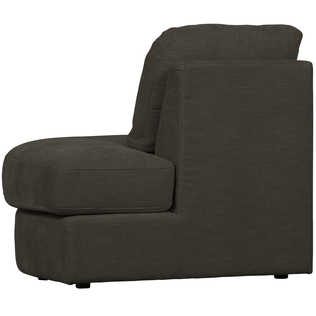 FAMILY 1-SEATER ELEMENT ROUND CORNER RIGHT ANTHRACITE