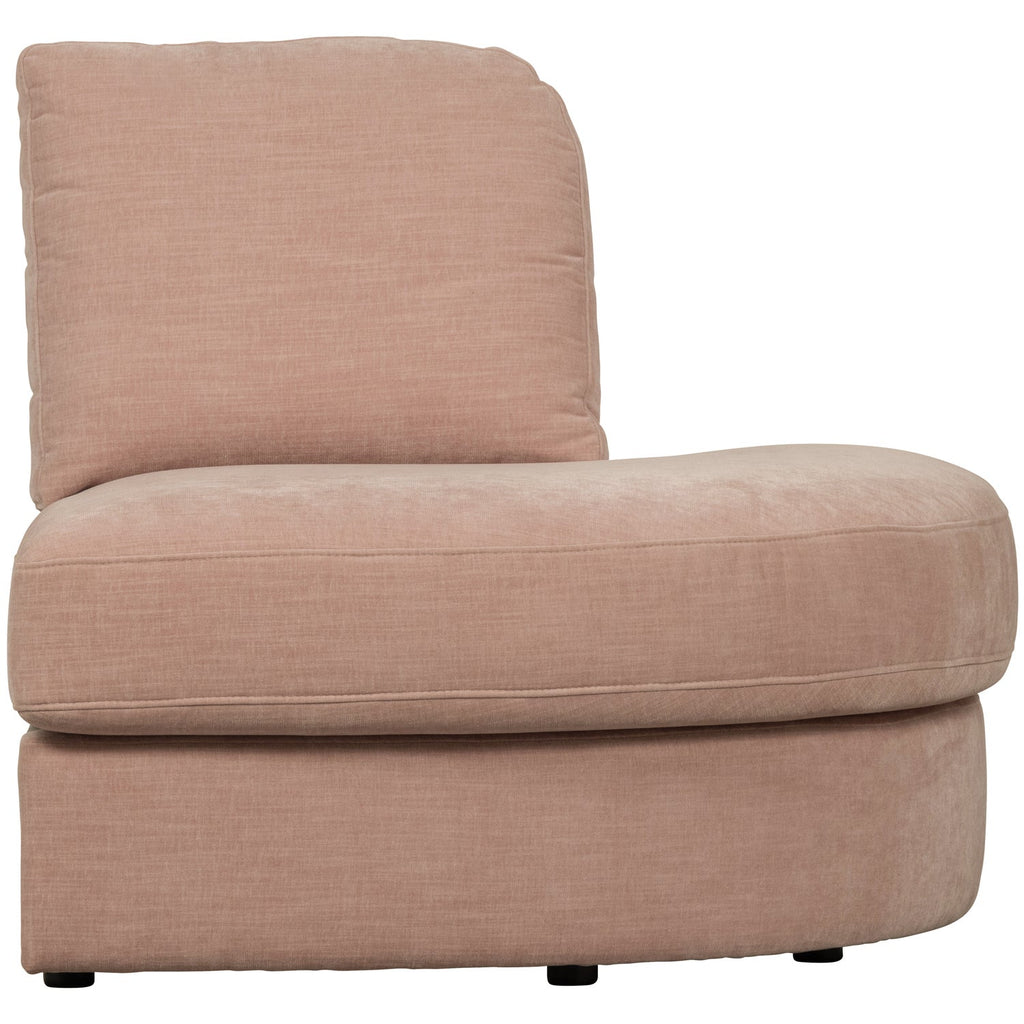 FAMILY 1-SEATER ELEMENT ROUND CORNER RIGHT PINK