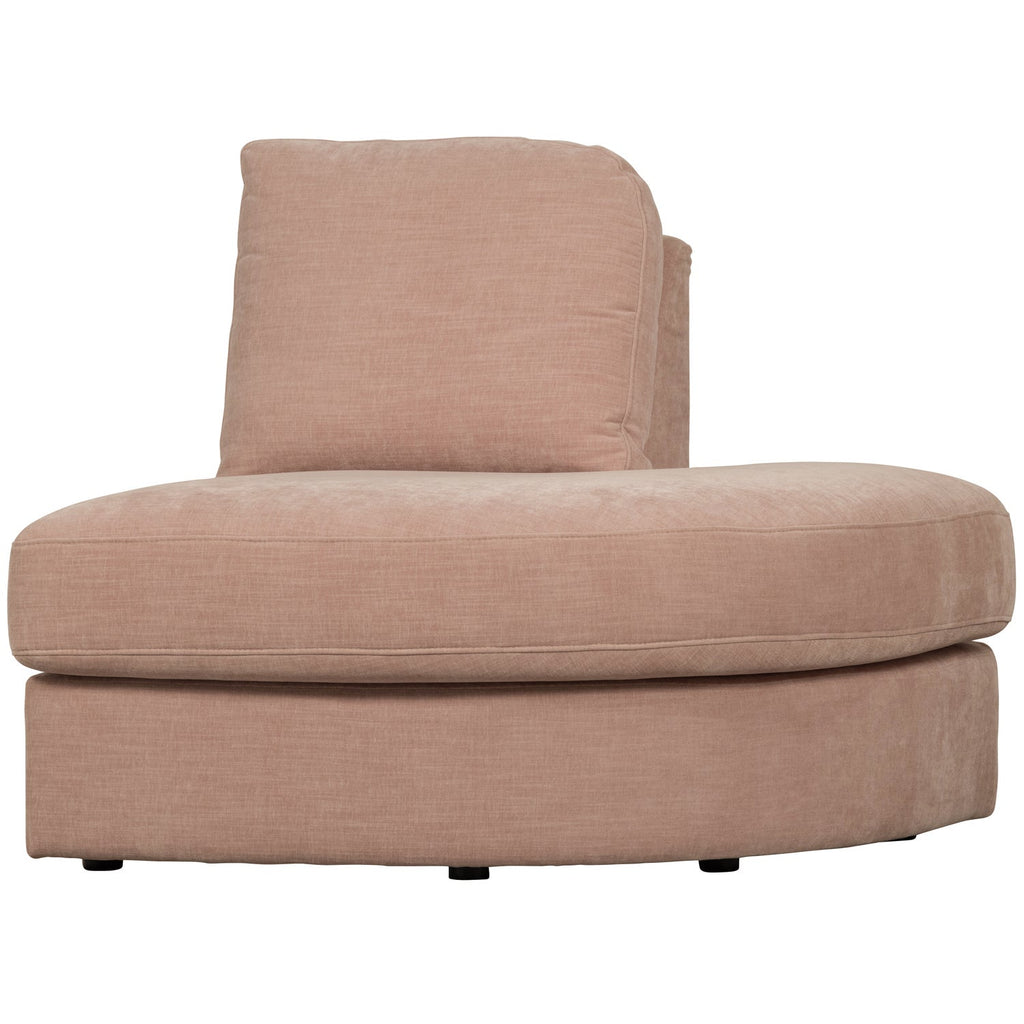 FAMILY 1-SEATER ELEMENT ROUND CORNER RIGHT PINK