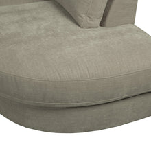 Laden Sie das Bild in den Galerie-Viewer, FAMILY 1-SEATER ELEMENT ROUND CORNER RIGHT WARMGREY