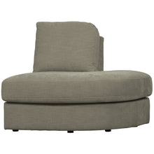 Laden Sie das Bild in den Galerie-Viewer, FAMILY 1-SEATER ELEMENT ROUND CORNER RIGHT WARMGREY