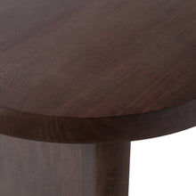 Charger l'image dans la galerie, ELLIPS DINING TABLE MANGO WOOD WALNUT