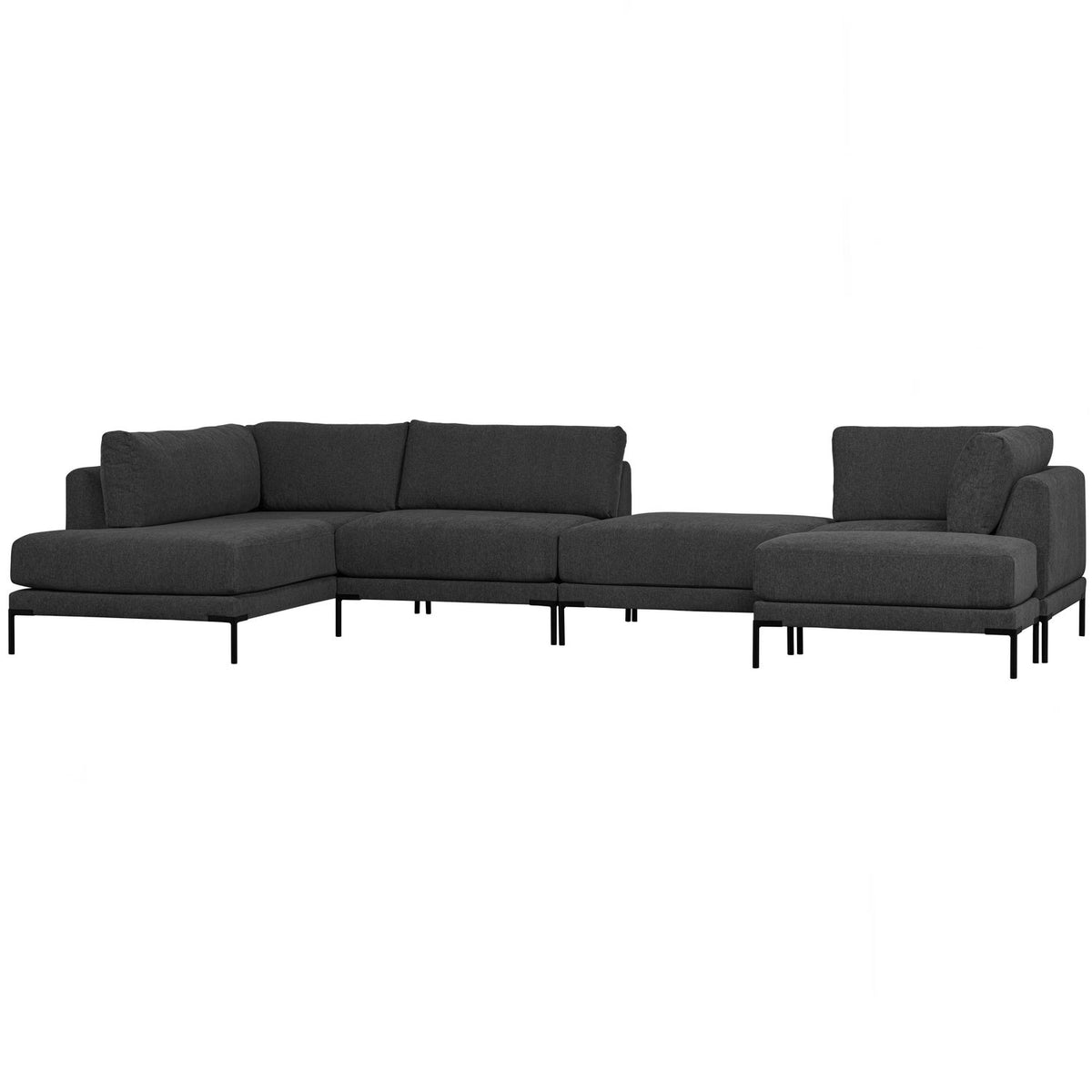 COUPLE LOUNGE ELEMENT LEFT DARK GREY
