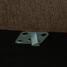 Carica l'immagine nel visualizzatore di Gallery, COUPLE POUF 50CM CHOCOLATE BROWN