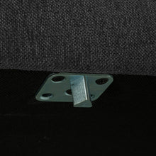 Carica l'immagine nel visualizzatore di Gallery, COUPLE POUF 100CM DARK GREY