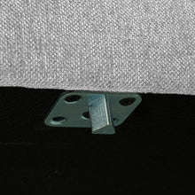 Cargar imagen en el visor de la galería, COUPLE POUF 100CM LIGHT GREY