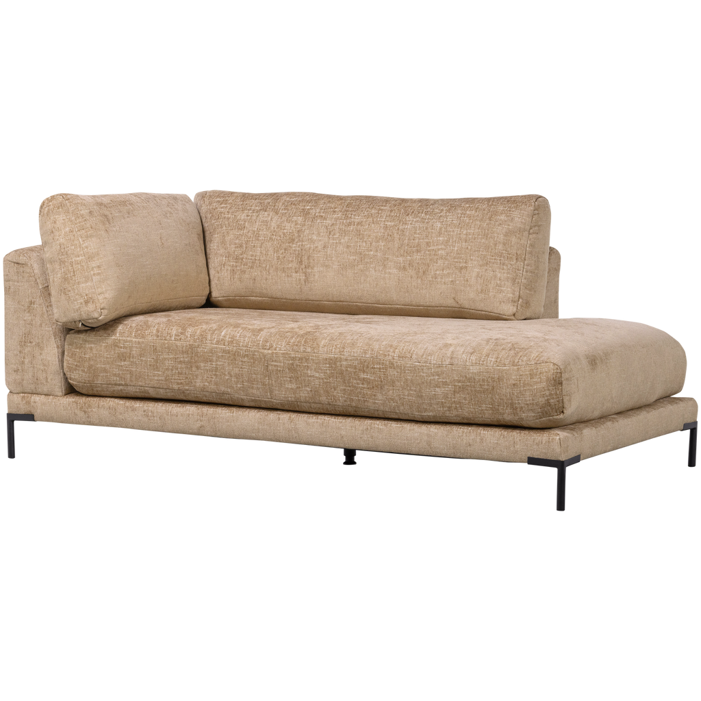 COUPLE LOUNGE ELEMENT LEFT BUTTER MELANGE