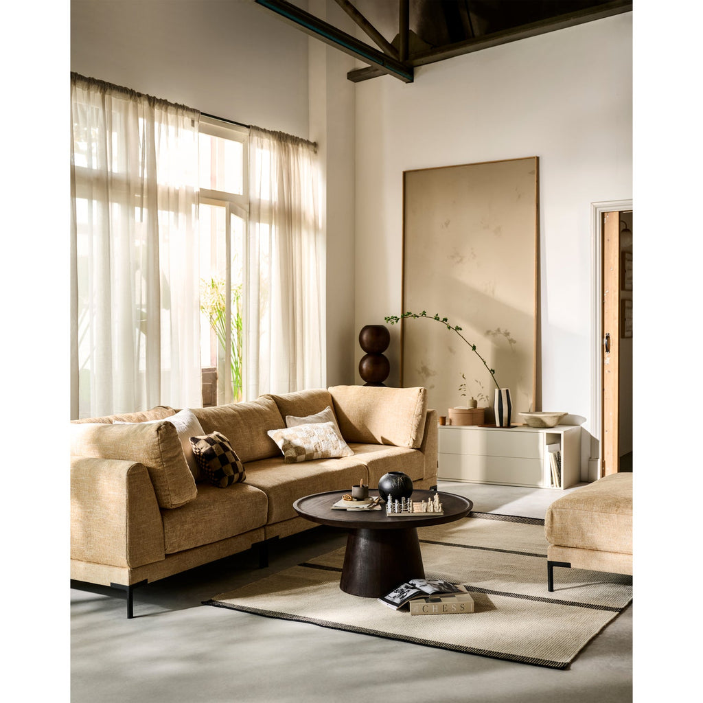 COUPLE LOVESEAT ELEMENT BUTTER MELANGE