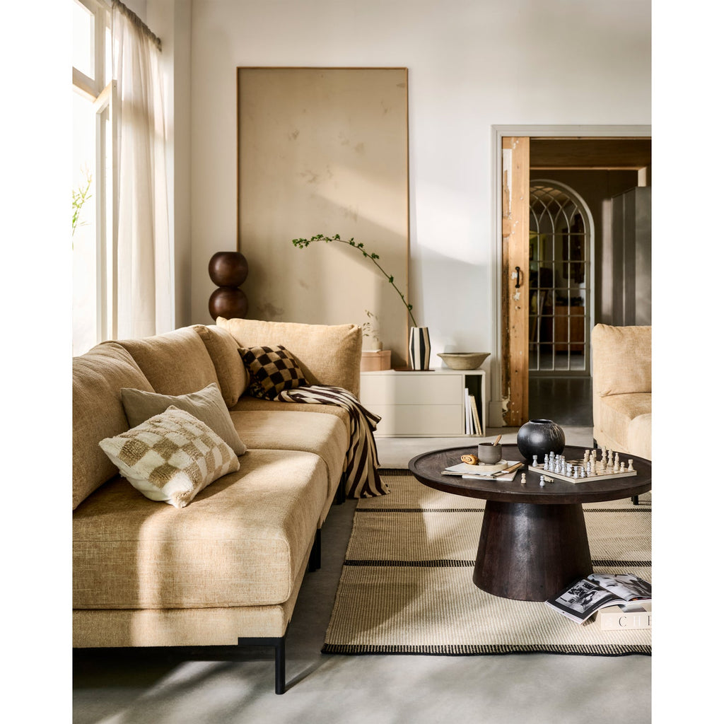 COUPLE LOVESEAT ELEMENT BUTTER MELANGE