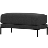 COUPLE POUF 50CM DARK GREY