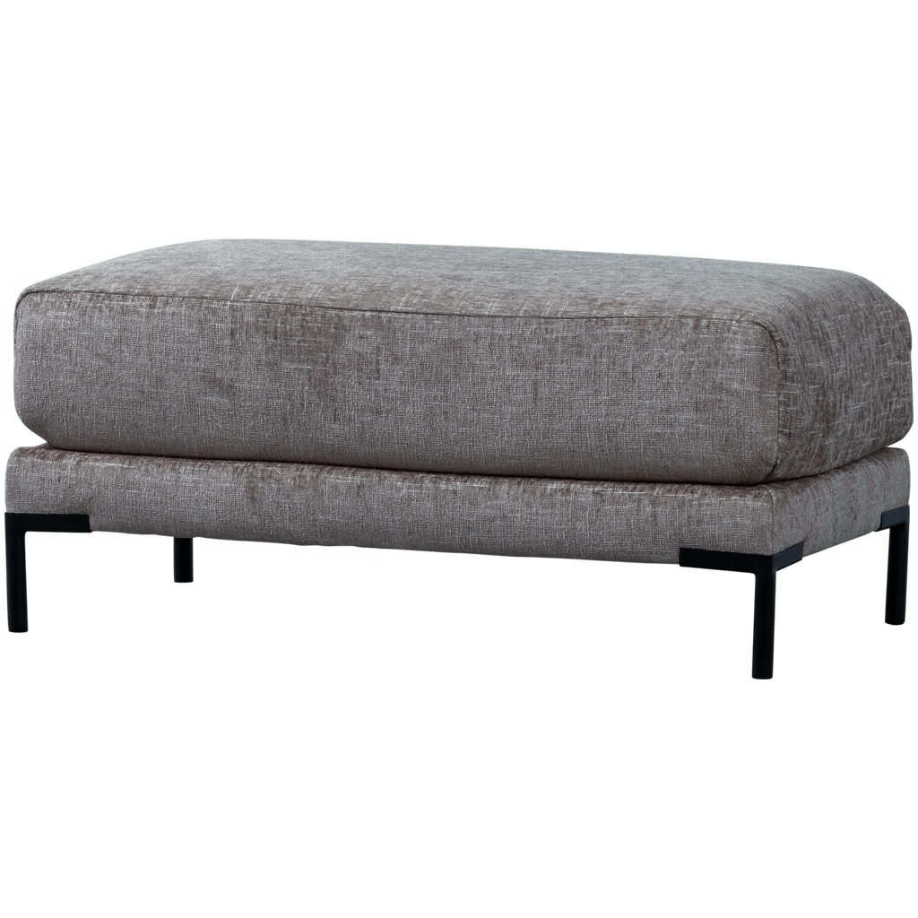 COUPLE POUF 50CM DENIM MELANGE