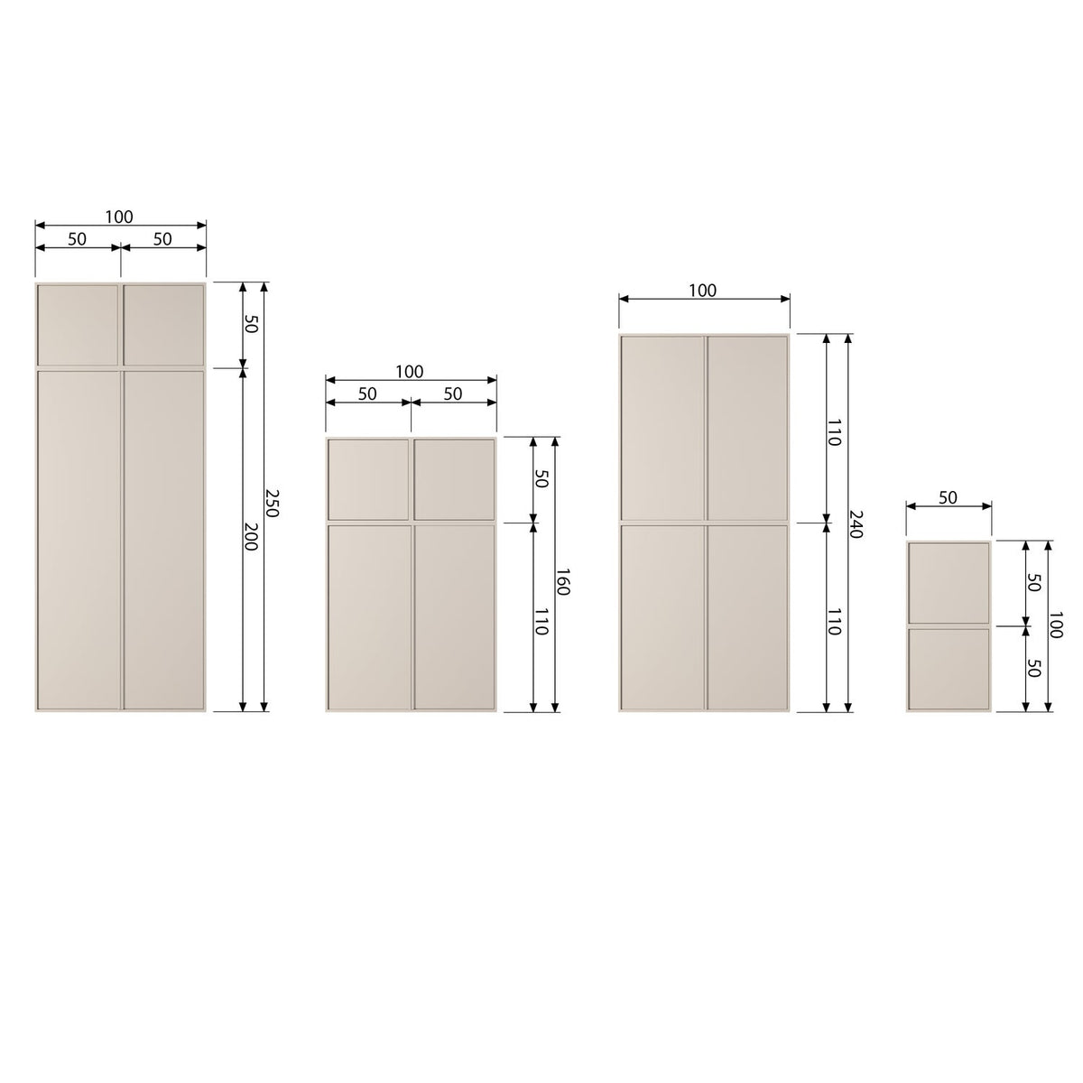 DAILY CLOSET SINGLE 200x50CM PINE DAKARGRAU [fsc]
