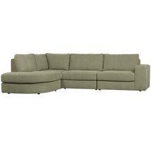 Carica l'immagine nel visualizzatore di Gallery, FAMILY CORNER SOFA ROUNDED LEFT GREEN