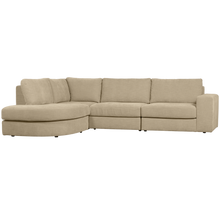 Cargar imagen en el visor de la galería, FAMILY CORNER SOFA ROUNDED LEFT SAND