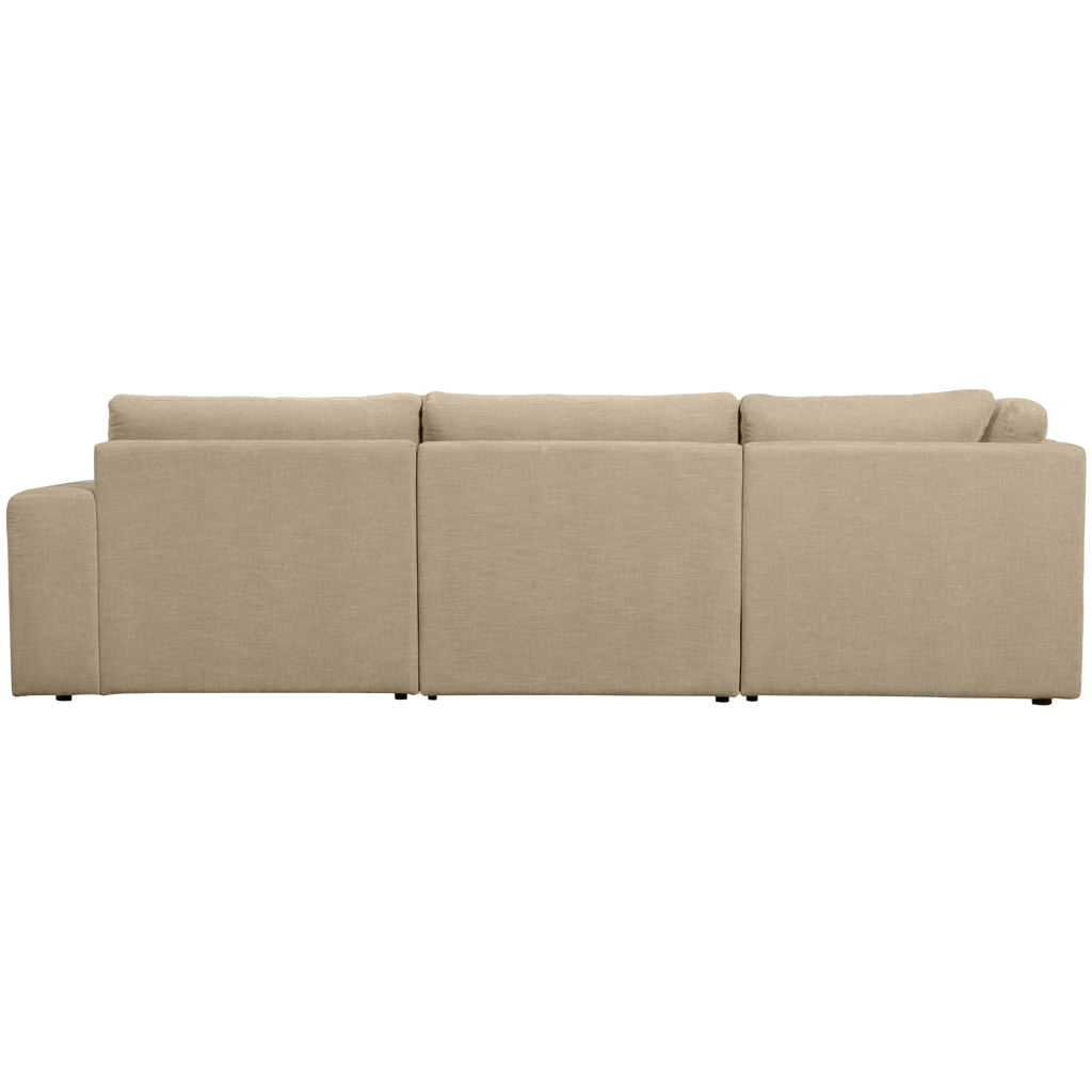 FAMILY CORNER SOFA ROUNDED LEFT SAND