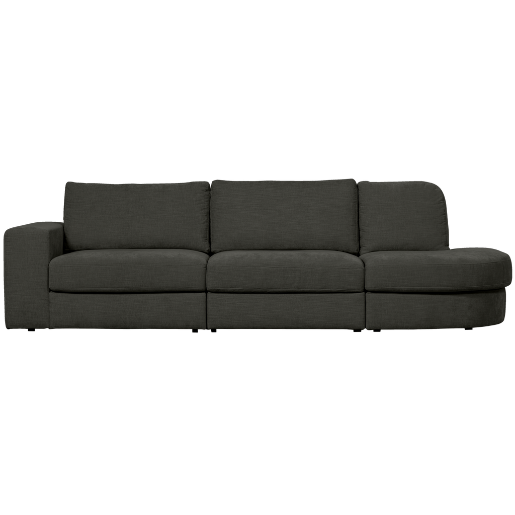 FAMILY 2,5-SEATER SOFA ROUNDED RIGHT ANTHRACITE