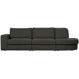FAMILY 2,5-SEATER SOFA ROUNDED RIGHT ANTHRACITE