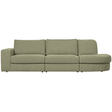 Load image into Gallery viewer, FAMILY 2,5-SEATER SOFA ROUNDED RIGHT GREEN