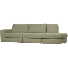 Load image into Gallery viewer, FAMILY 2,5-SEATER SOFA ROUNDED RIGHT GREEN
