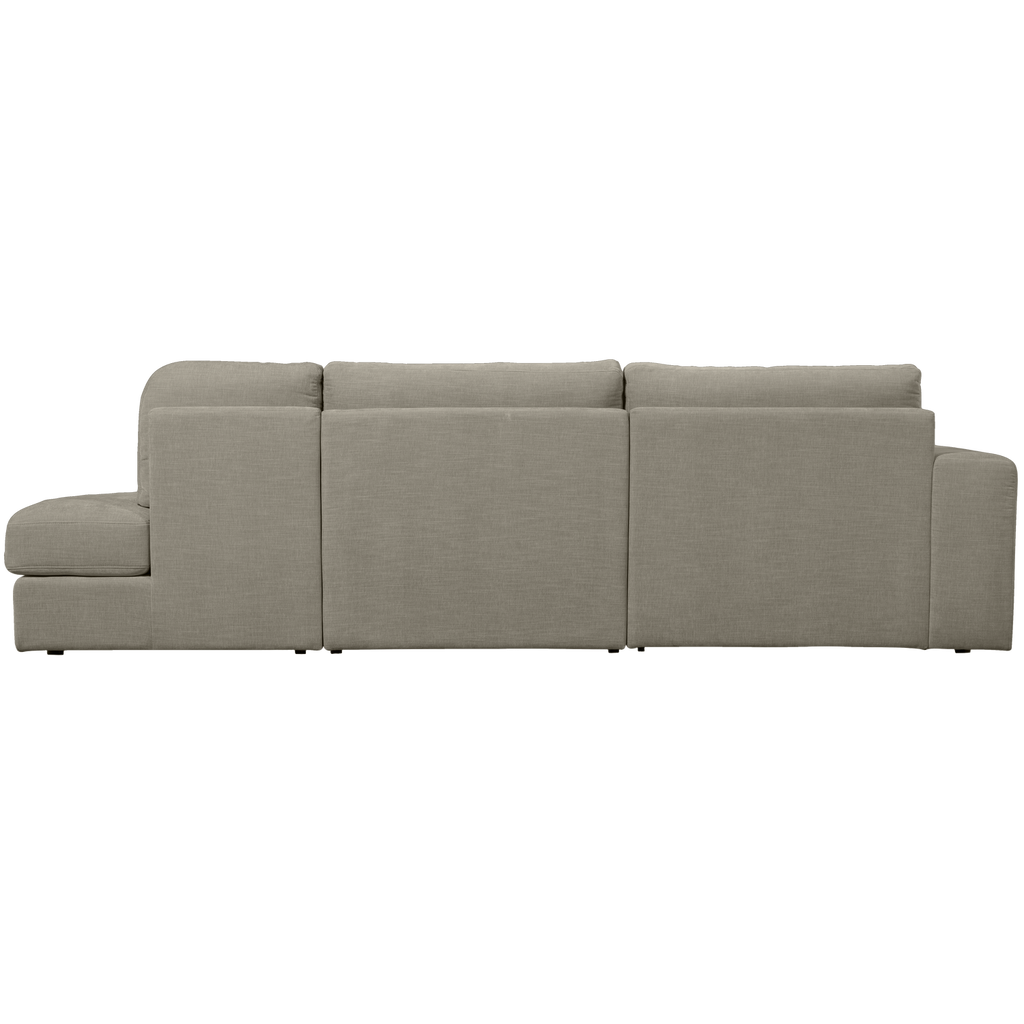 FAMILY 2,5-SEATER SOFA ROUNDED RIGHT WARM GREY