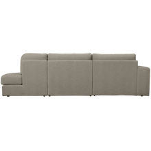 Carica l'immagine nel visualizzatore di Gallery, FAMILY 2,5-SEATER SOFA ROUNDED RIGHT WARM GREY