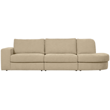 Laden Sie das Bild in den Galerie-Viewer, FAMILY 2,5-SEATER SOFA ROUNDED RIGHT SAND