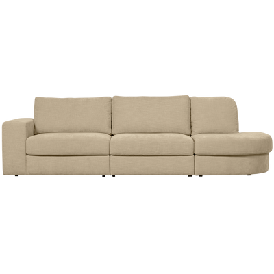 FAMILY 2,5-SEATER SOFA ROUNDED RIGHT SAND