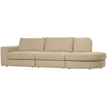 Laden Sie das Bild in den Galerie-Viewer, FAMILY 2,5-SEATER SOFA ROUNDED RIGHT SAND