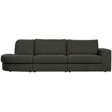Laden Sie das Bild in den Galerie-Viewer, FAMILY 2,5-SEATER SOFA ROUNDED LEFT ANTHRACITE
