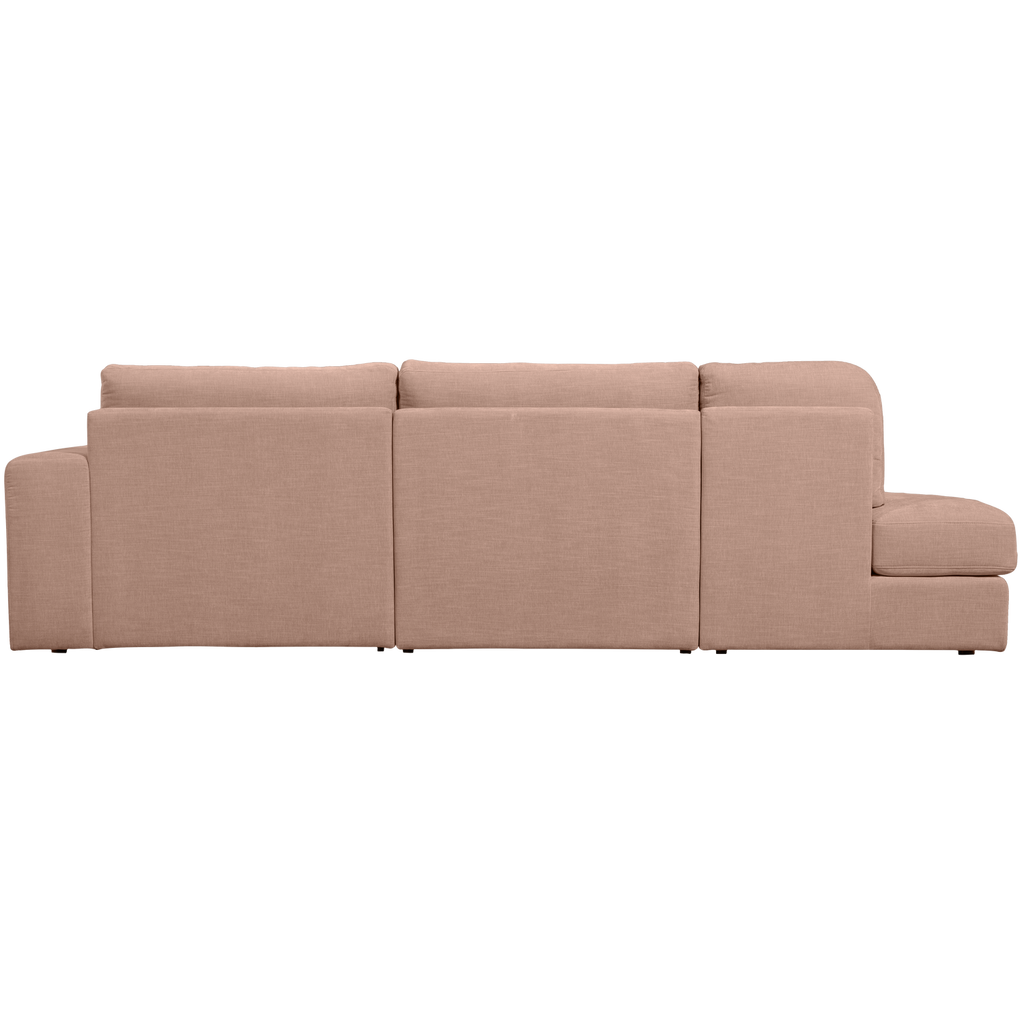 FAMILY 2,5-SEATER SOFA ROUNDED LEFT PINK