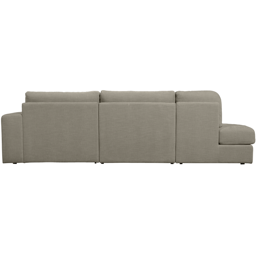 FAMILY 2,5-SEATER SOFA ROUNDED LEFT WARM GREY