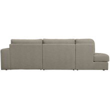 Laden Sie das Bild in den Galerie-Viewer, FAMILY 2,5-SEATER SOFA ROUNDED LEFT WARM GREY