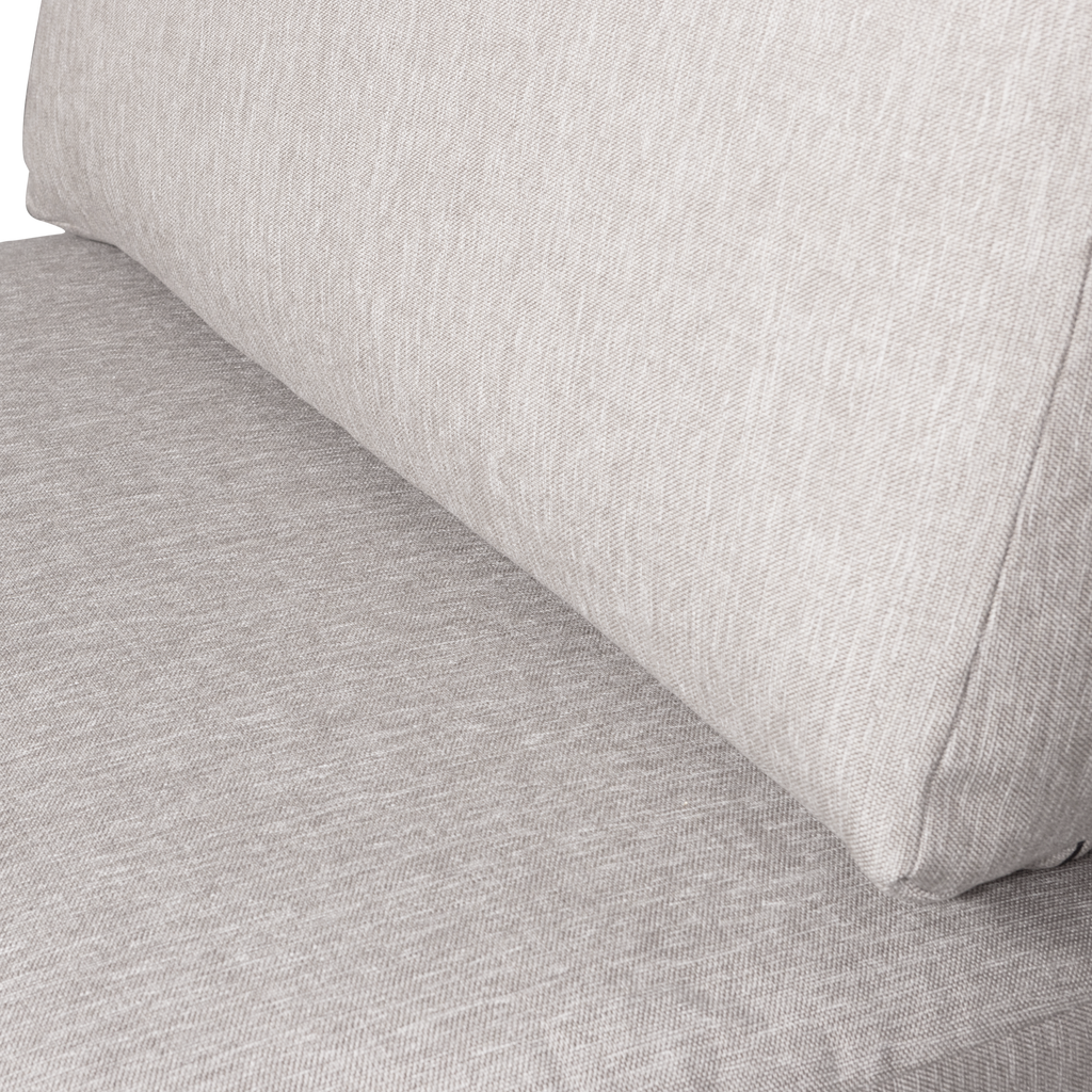 COUPLE DINING BENCH ELEMENT 100CM LIGHT GREY