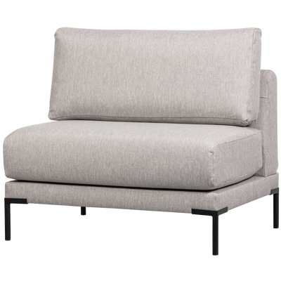 COUPLE DINING BENCH ELEMENT 100CM LIGHT GREY