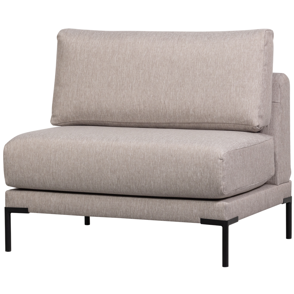 COUPLE DINING BENCH ELEMENT 100CM NATURAL