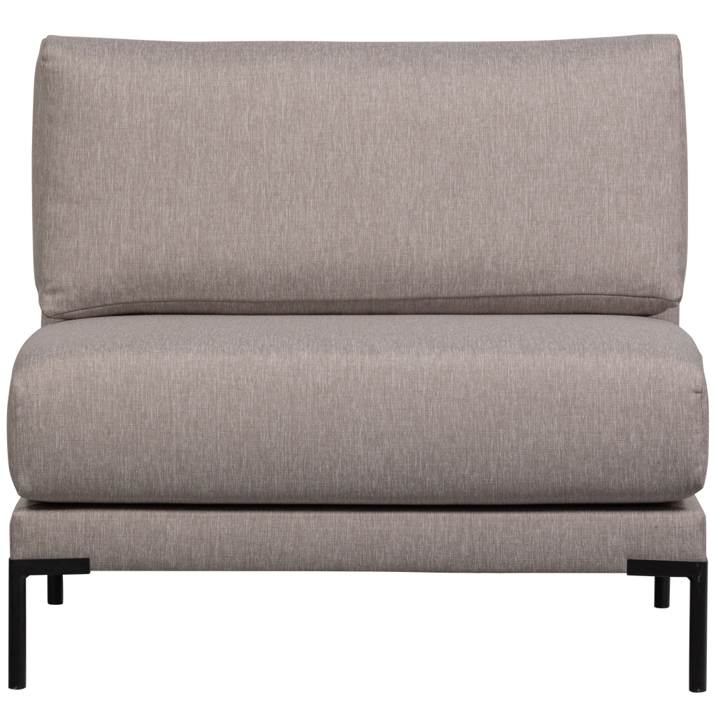 COUPLE DINING BENCH ELEMENT 100CM TAUPE