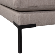 Laden Sie das Bild in den Galerie-Viewer, COUPLE DINING BENCH ELEMENT 100CM TAUPE