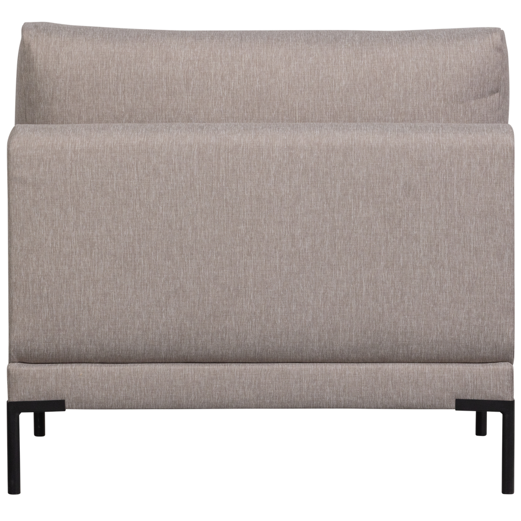 COUPLE DINING BENCH ELEMENT 100CM TAUPE