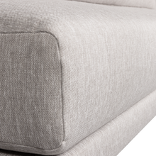 Laden Sie das Bild in den Galerie-Viewer, COUPLE DINING BENCH ELEMENT 200CM LIGHT GREY