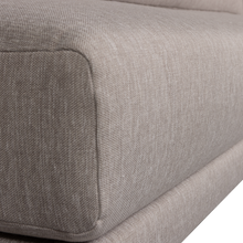 Laden Sie das Bild in den Galerie-Viewer, COUPLE DINING BENCH ELEMENT 200CM TAUPE