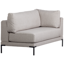 Laden Sie das Bild in den Galerie-Viewer, COUPLE DINING BENCH CORNER ELEMENT LEFT LIGHT GREY