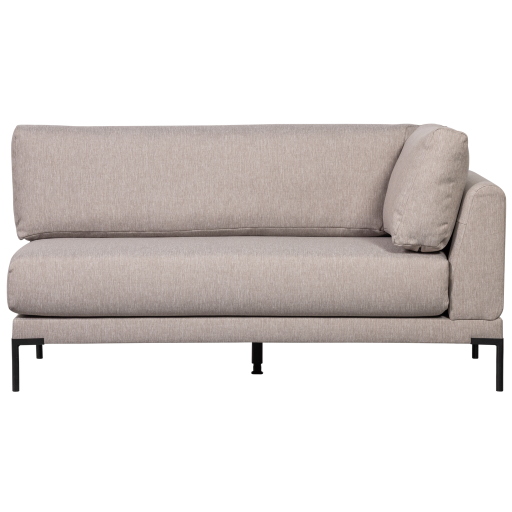 COUPLE DINING BENCH CORNER ELEMENT LEFT NATURAL