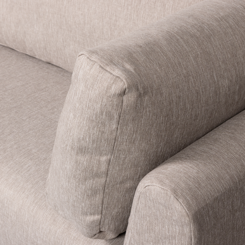 COUPLE DINING BENCH CORNER ELEMENT LEFT NATURAL