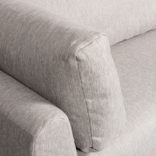 Laden Sie das Bild in den Galerie-Viewer, COUPLE DINING BENCH CORNER ELEMENT RIGHT LIGHT GREY