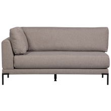 Load image into Gallery viewer, COUPLE DINING BENCH CORNER ELEMENT RIGHT TAUPE