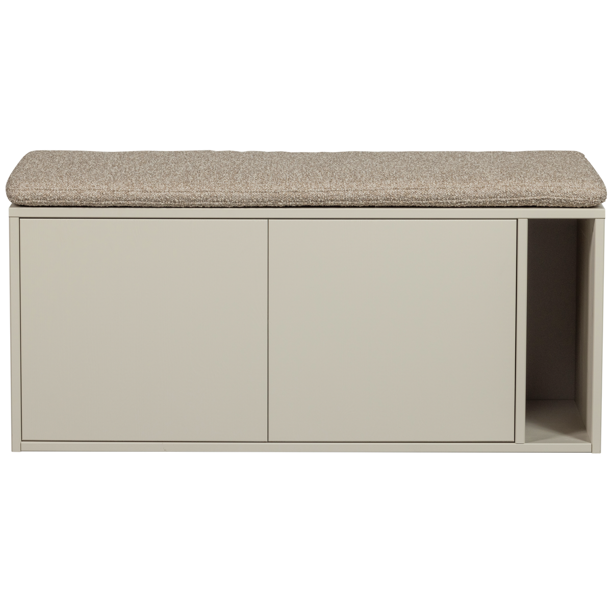 SETTLE DOWN TV UNIT/BENCH 108CM DUST WITH SEATCUSHION [fsc]