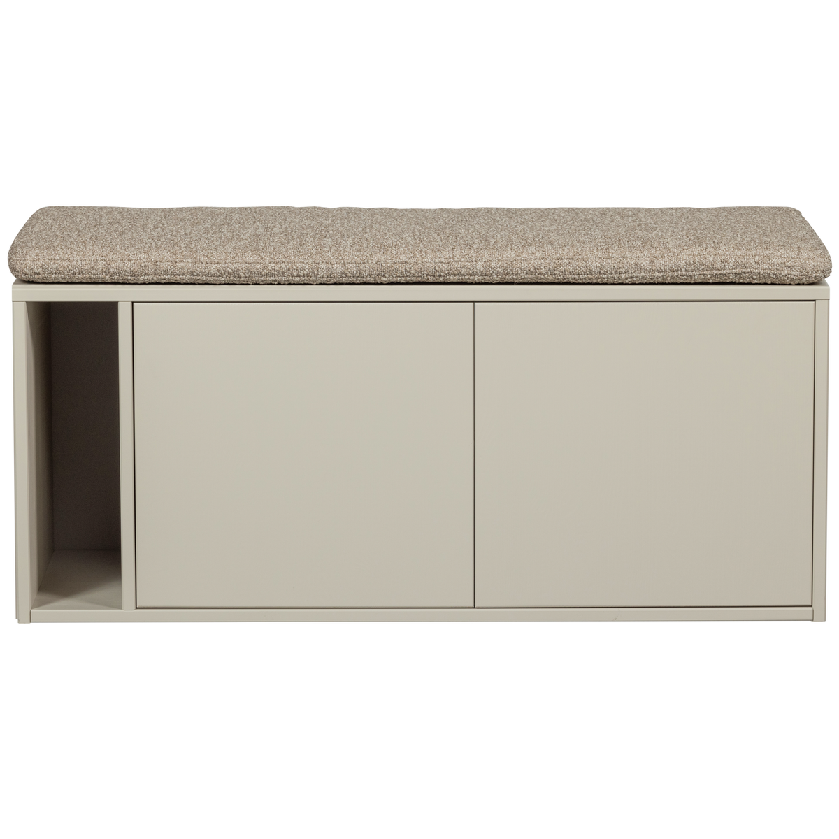 SETTLE DOWN TV UNIT/BENCH 108CM DUST WITH SEATCUSHION [fsc]